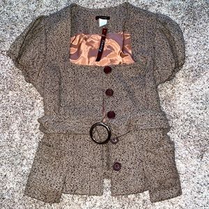 Vintage short sleeve jacket. Size Large